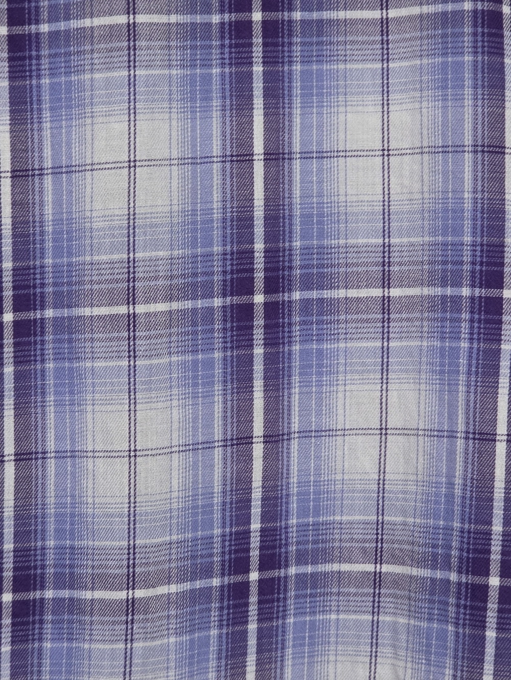 LAUREN RALPH LAUREN Button Down Womens XL Purple White Plaid Preppy Coastal - Picture 6 of 8